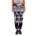 Creepy Head Sculpture Artwork Women s Jogger Sweatpants View1