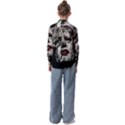 Creepy Head Sculpture Artwork Kids  Long Sleeve Shirt View2