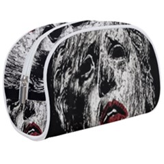 Creepy Head Sculpture Artwork Make Up Case (medium) by dflcprintsclothing