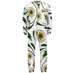 Folk flowers pattern Floral surface design OnePiece Jumpsuit (Men) 