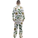 Folk flowers pattern Floral surface design Men s Long Sleeve Satin Pajamas Set View2