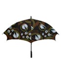 Folk flowers pattern Floral surface design Golf Umbrellas View3