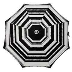 Bandes Abstrait Blanc/noir Straight Umbrellas by kcreatif