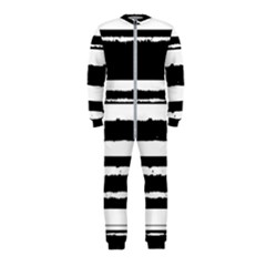 Bandes Abstrait Blanc/noir Onepiece Jumpsuit (kids) by kcreatif