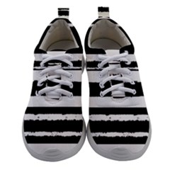 Bandes Abstrait Blanc/noir Athletic Shoes by kcreatif