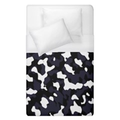 Camouflage Bleu Duvet Cover (single Size) by kcreatif