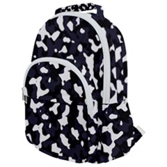 Camouflage Bleu Rounded Multi Pocket Backpack by kcreatif