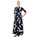 Camouflage bleu Half Sleeves Maxi Dress View2