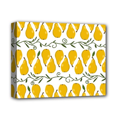 Juicy Yellow Pear Deluxe Canvas 14  X 11  (stretched) by SychEva