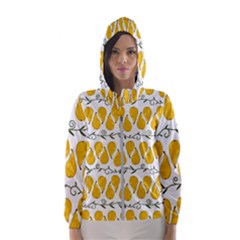 Juicy Yellow Pear Women s Hooded Windbreaker by SychEva