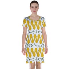 Juicy Yellow Pear Short Sleeve Nightdress