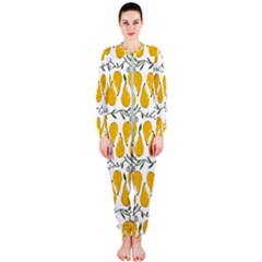 Juicy Yellow Pear Onepiece Jumpsuit (ladies)  by SychEva