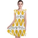 Juicy Yellow Pear Tie Up Tunic Dress View1