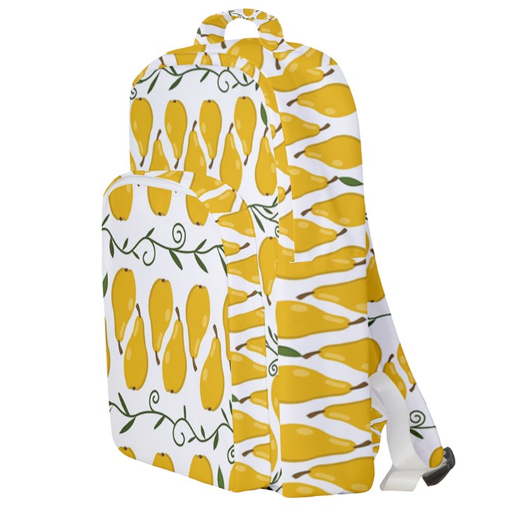 Juicy Yellow Pear Double Compartment Backpack