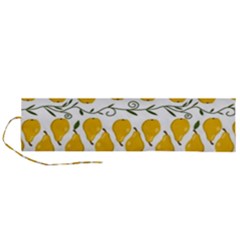 Juicy Yellow Pear Roll Up Canvas Pencil Holder (l) by SychEva