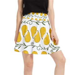 Juicy Yellow Pear Waistband Skirt by SychEva