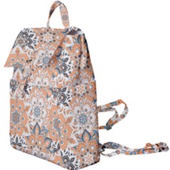 Pastel Colored Peach Boho Buckle Everyday Backpack by BohoMe