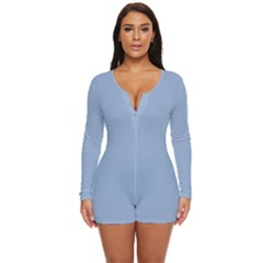 Cerulean Long Sleeve Boyleg Swimsuit