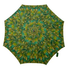 Love To The Flowers And Colors In A Beautiful Habitat Hook Handle Umbrellas (small) by pepitasart