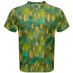 Love To The Flowers And Colors In A Beautiful Habitat Men s Cotton Tee by pepitasart