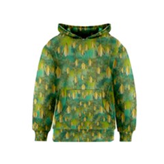 Love To The Flowers And Colors In A Beautiful Habitat Kids  Pullover Hoodie by pepitasart