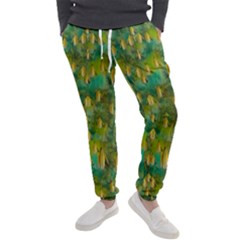 Love To The Flowers And Colors In A Beautiful Habitat Men s Jogger Sweatpants by pepitasart