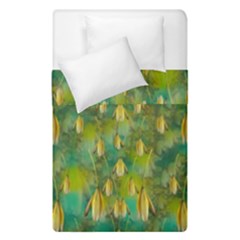 Love To The Flowers And Colors In A Beautiful Habitat Duvet Cover Double Side (single Size) by pepitasart