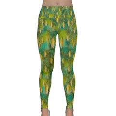 Love To The Flowers And Colors In A Beautiful Habitat Lightweight Velour Classic Yoga Leggings by pepitasart