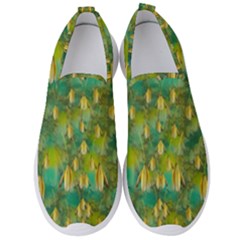 Love To The Flowers And Colors In A Beautiful Habitat Men s Slip On Sneakers by pepitasart