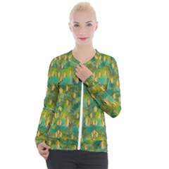 Love To The Flowers And Colors In A Beautiful Habitat Casual Zip Up Jacket by pepitasart