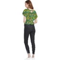 Love To The Flowers And Colors In A Beautiful Habitat Butterfly Chiffon Blouse View2