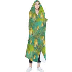 Love To The Flowers And Colors In A Beautiful Habitat Wearable Blanket by pepitasart