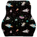 Funny Astronauts, Rockets And Rainbow Space Car Seat Velour Cushion  View1