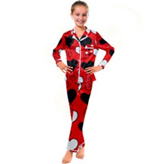 Wmhs Kid s Satin Long Sleeve Pajamas Set by SomethingForEveryone