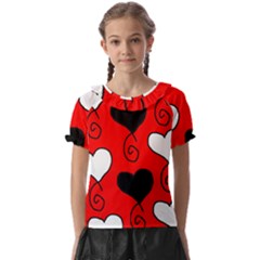 Wmhs Kids  Frill Chiffon Blouse