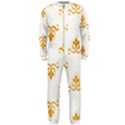 White With Orange Fdl OnePiece Jumpsuit (Men)  View1