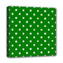 1950 Green White Dots Mini Canvas 8  x 8  (Stretched) View1