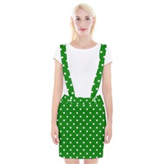 1950 Green White Dots Braces Suspender Skirt by SomethingForEveryone