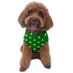 1950 Green White Dots Dog Sweater by SomethingForEveryone