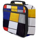 Composition A By Piet Mondrian Full Print Lunch Bag View4