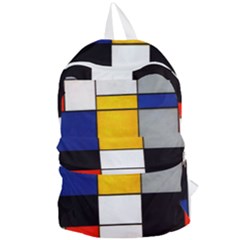 Composition A By Piet Mondrian Foldable Lightweight Backpack by maximumstreetcouture