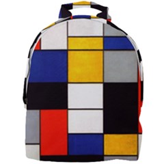 Composition A By Piet Mondrian Mini Full Print Backpack by maximumstreetcouture