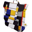 Composition A By Piet Mondrian Buckle Up Backpack View1