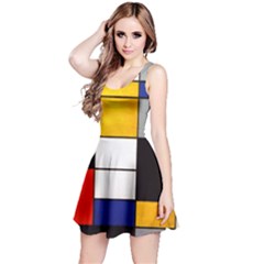 Composition A By Piet Mondrian Reversible Sleeveless Dress by maximumstreetcouture