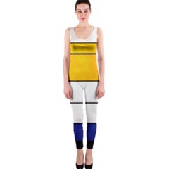 Composition A By Piet Mondrian One Piece Catsuit by maximumstreetcouture