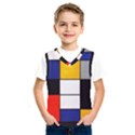 Composition A By Piet Mondrian Kids  Basketball Tank Top View1