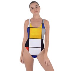 Composition A By Piet Mondrian Bring Sexy Back Swimsuit by maximumstreetcouture