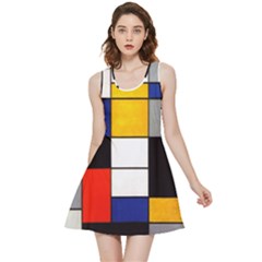 Composition A By Piet Mondrian Inside Out Reversible Sleeveless Dress by maximumstreetcouture