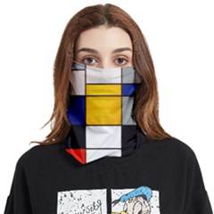 Composition A By Piet Mondrian Face Covering Bandana (two Sides) by maximumstreetcouture