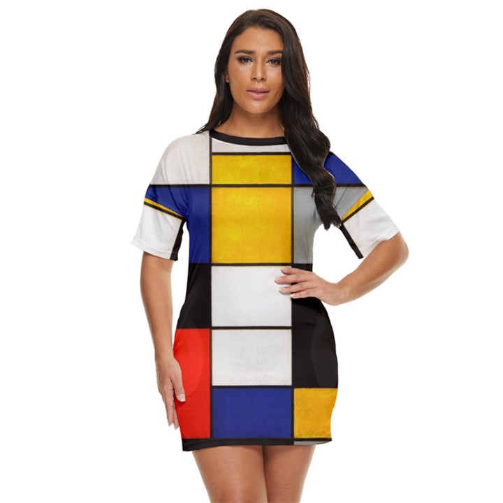 Composition A By Piet Mondrian Just Threw It On Dress